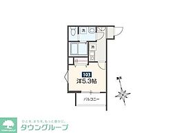 ルーチェ旭 1Kの間取図画像