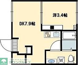 Nestia 1DKの間取図画像