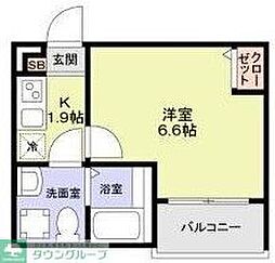 The Eternal House Matsudo 1Kの間取図画像