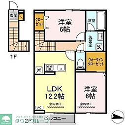 ブラビッシーモ 2LDKの間取図画像