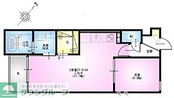 REGALEST HINATA 1LDKの間取図画像