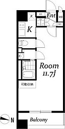 東武東上線 川越駅 徒歩2分の賃貸マンション 3階1Kの間取り
