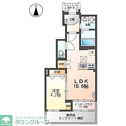 間取図画像 1LDK