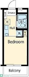 坂戸ダイカンプラザシティ1 ワンルームの間取図画像