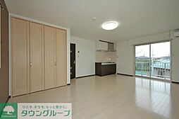 京王線 中河原駅 徒歩17分の賃貸アパート 2階ワンルームのリビング/ダイニング