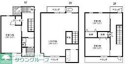 Arcadia N・Ｋ 2階3LDKの間取り