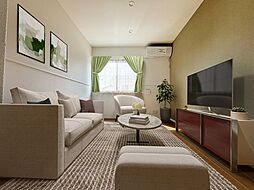 京王線 中河原駅 徒歩9分の賃貸アパート 3階1LDKのリビング/ダイニング