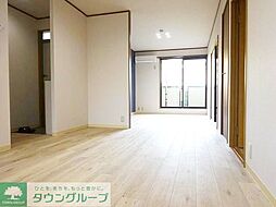 西武拝島線 武蔵砂川駅 徒歩16分の賃貸アパート 1階2LDKのリビング/ダイニング