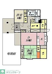 ロコハウスＣ 1階2SLDKの間取り