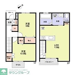 ｂｅｌｌａ　ｆｏｒｅｓｔａ 102 1階2LDKの間取り