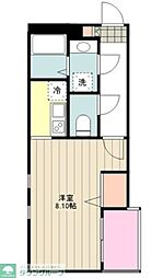 Cherim立川 1Kの間取図画像