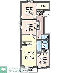 mresidence 3LDKの間取図画像