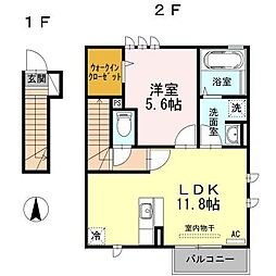 ラフィーネ7 1SLDKの間取図画像