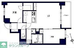 センチュリー八王子ルミエール 2LDKの間取図画像
