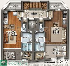 物件の間取り