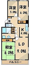 マンションシンフォニー21 3LDKの間取図画像
