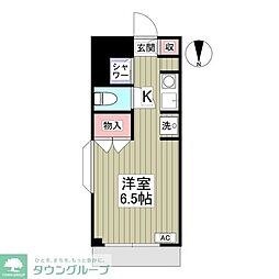 エスペランサ ワンルームの間取図画像
