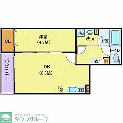 間取図画像 1LDK