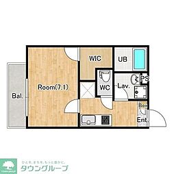 カレント大和田 103 1階1Kの間取り