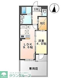 Regina 1LDKの間取図画像