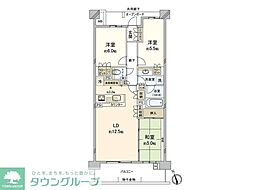 パークシティ南浦和 3LDKの間取図画像