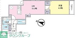 YSジュピター 1LDKの間取図画像