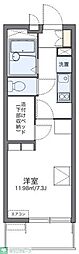 レオパレスダンディライオン 1Kの間取図画像
