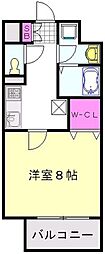 Acoマンション 1Kの間取図画像