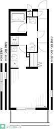 リブリ・ソラーレ 1Kの間取図画像