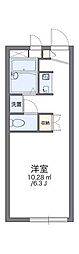 レオパレスドールパーク 1Kの間取図画像