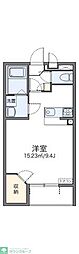 レオネクストタウンコート2 1Kの間取図画像