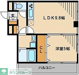 グランステージ東浦和 1LDKの間取図画像
