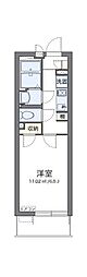 オリーブハウスネオ 1Kの間取図画像