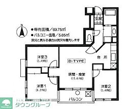 MayfairHills 3LDKの間取図画像