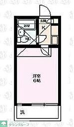 コーポシャトレー 1Kの間取図画像