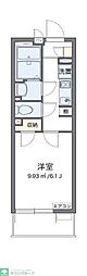 クレイノプレジャータウン3 1Kの間取図画像