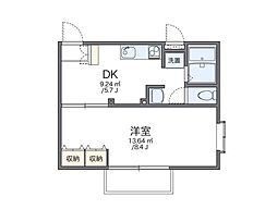REVANCEHIGASHIURAWA 1DKの間取図画像