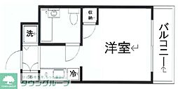 TOP大宮No.9 ワンルームの間取図画像