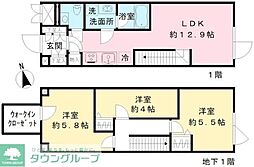 Ｃｏｅｕｒ　Ｂｌａｎｃ八幡山 1階3LDKの間取り