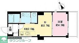 JR中央線 西荻窪駅 徒歩4分の賃貸マンション 1階1DKの間取り