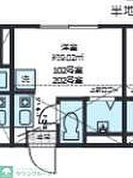京王線 幡ヶ谷駅 徒歩5分の賃貸アパート 1階ワンルームの間取り