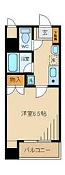 小田急小田原線 狛江駅 徒歩14分の賃貸マンション 4階1Kの間取り