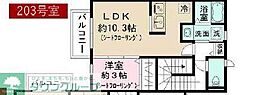 京王井の頭線 西永福駅 徒歩5分の賃貸アパート 1階1LDKの間取り