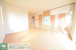 京王線 桜上水駅 徒歩14分の賃貸アパート 2階2LDKのリビング/ダイニング