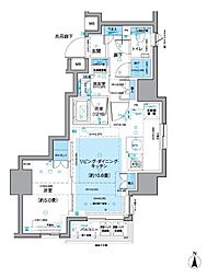 JR中央線 三鷹駅 徒歩10分の賃貸マンション 3階1LDKの間取り