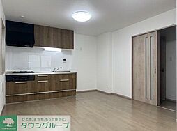 西武多摩川線 多磨駅 徒歩2分の賃貸アパート 1階1LDKのリビング/ダイニング