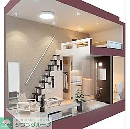 京王線 笹塚駅 徒歩12分の賃貸アパート 2階ワンルームのリビング/ダイニング