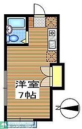 グレースステージ ワンルームの間取図画像
