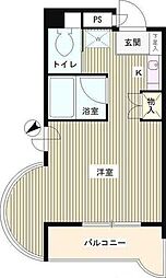 エステージ西調布 ワンルームの間取図画像