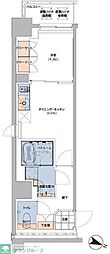 ボヌールステージ笹塚 1DKの間取図画像